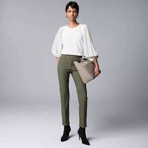 Simply Vera Vera Wang  Pants in Olive